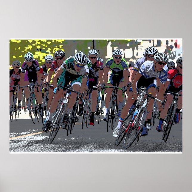 Bicycle Race 36 x 24 Poster (Front)
