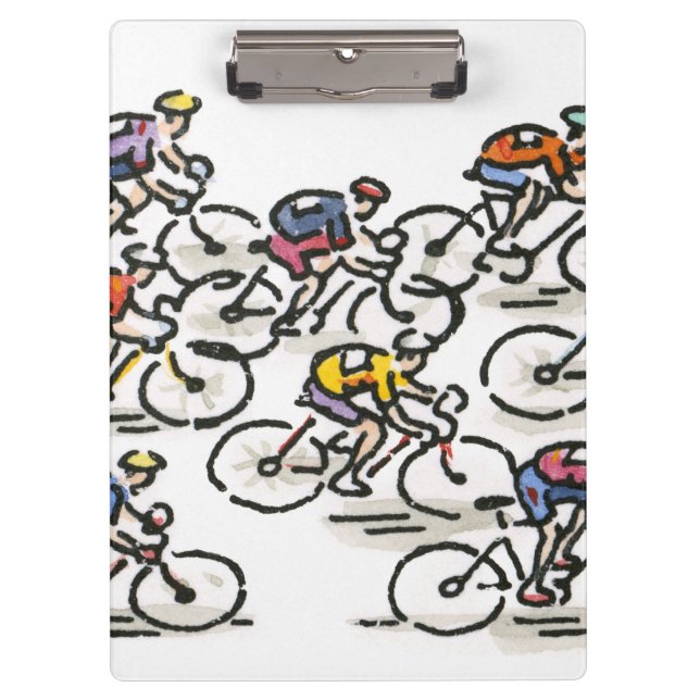 Bicycle Race Clipboard (Front)