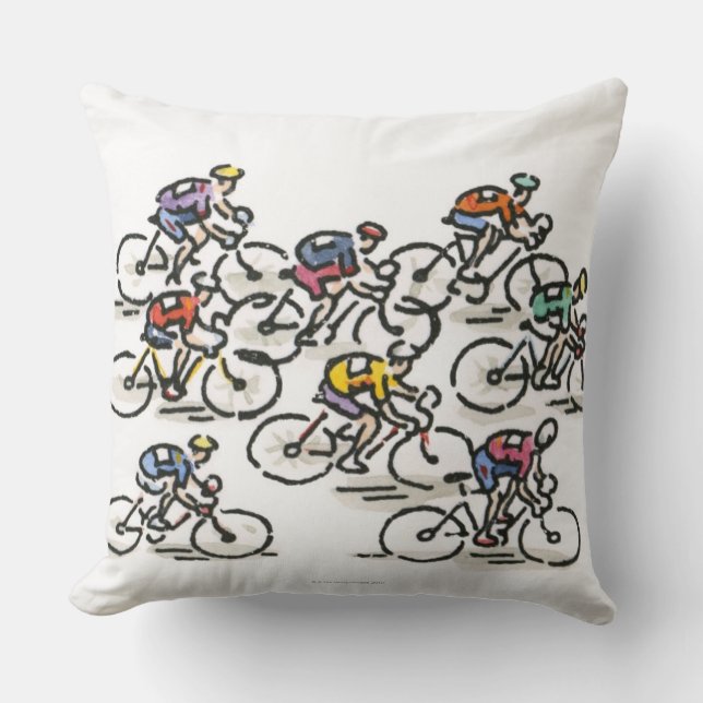 Bicycle Race Cushion (Front)