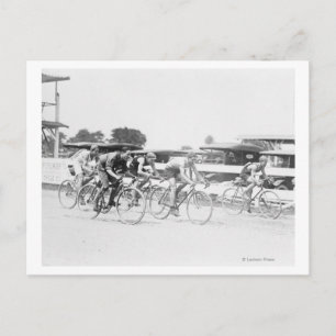 Bicycle Race in Washington DC Photograph Postcard