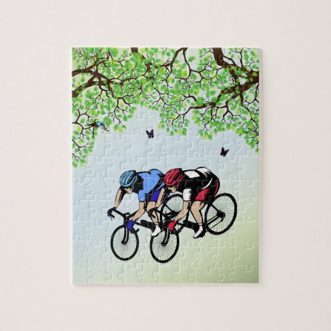 Bicycle Race Jigsaw Puzzle (Vertical)