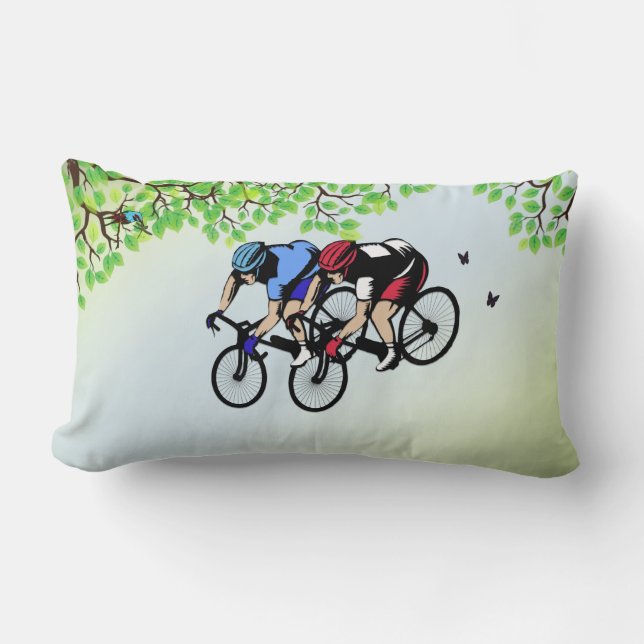 Bicycle Race Lumbar Cushion (Front)