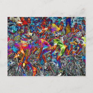 Bicycle Race Postcard