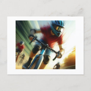 Bicycle Race, Postcard