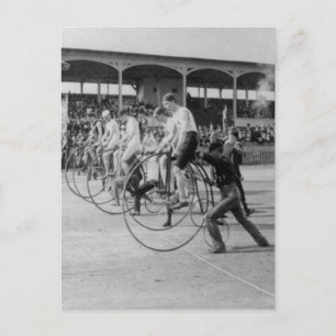 Bicycle Race Start Postcard