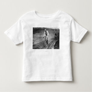 Bicycle Racer at the 6-day Washington DC Race Toddler T-Shirt