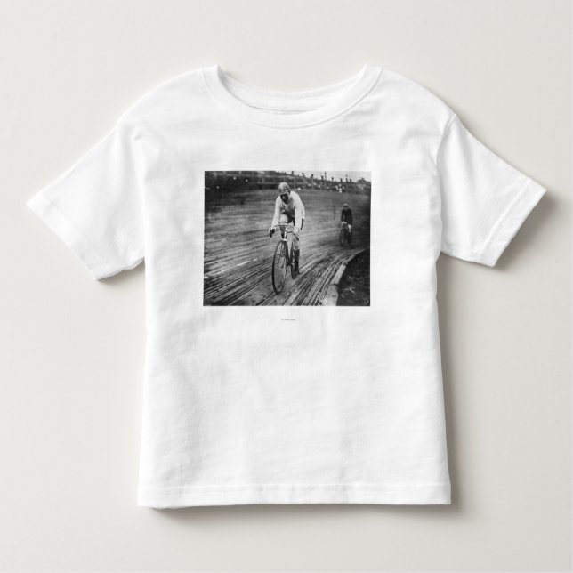 Bicycle Racer at the 6-day Washington DC Race Toddler T-Shirt (Front)