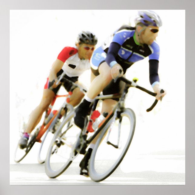 Bicycle Racers -Colour -4 Poster (Front)
