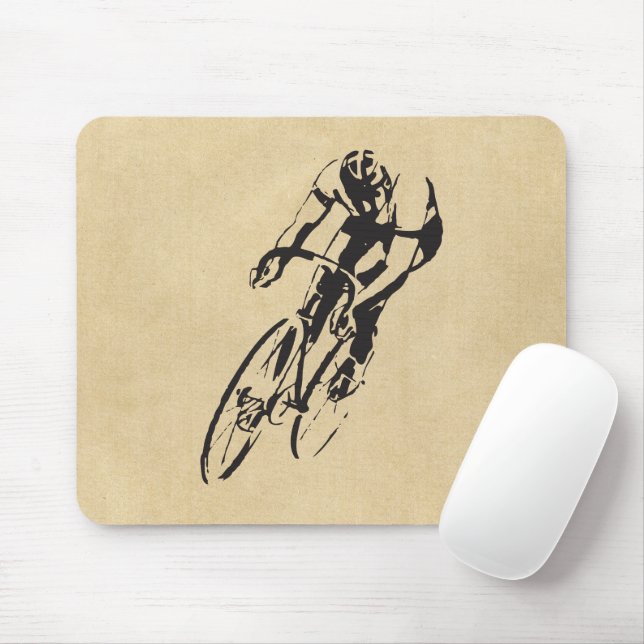 Bicycle Racing Mouse Pad (With Mouse)