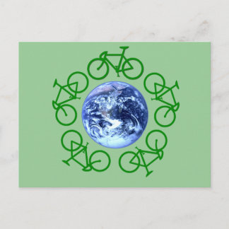Bicycle Recycle Products Postcard