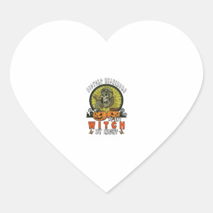 Bicycle Repairers Witch Skull Wrench Pumpkins Hall Heart Sticker