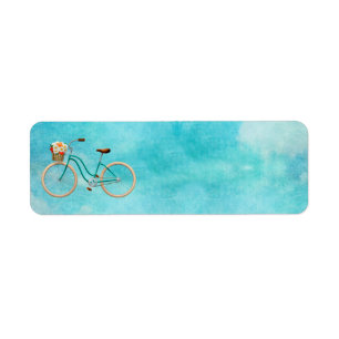 Bicycle Return Address Label