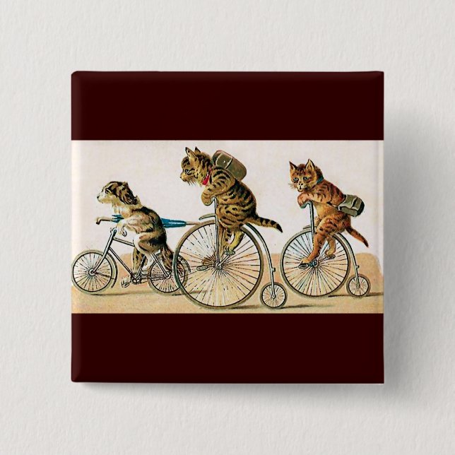 Bicycle Ride 15 Cm Square Badge (Front)