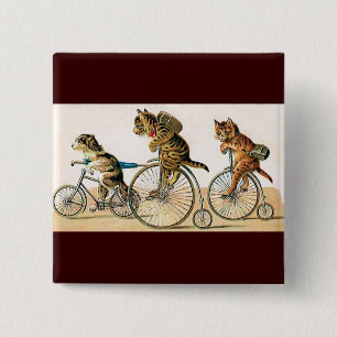 Bicycle Ride 15 Cm Square Badge