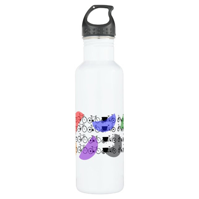 Bicycle Riders Aluminium Unique Design 710 Ml Water Bottle (Front)