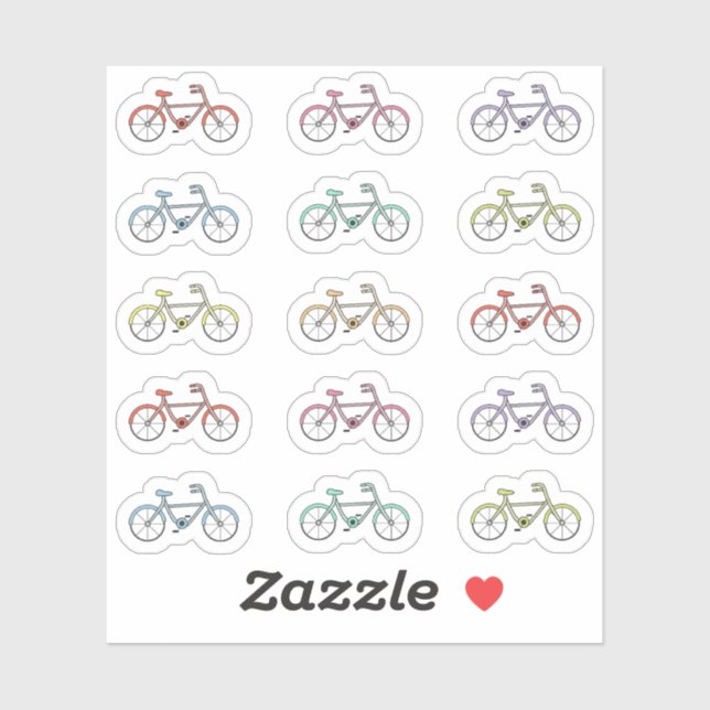 Bicycle Riding Cyclist Exercise Tracker Planner (Sheet)