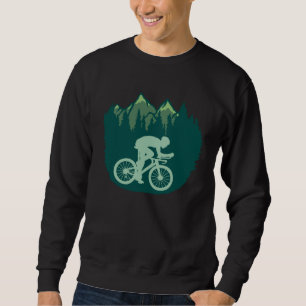 Bicycle Riding Trip Mountains Nature Sport Hobby C Sweatshirt