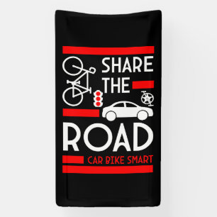 Bicycle Road Safety Awareness Banner