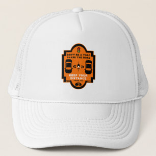 Bicycle Road Safety Awareness Trucker Hat