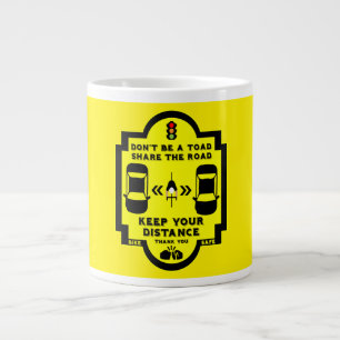 Bicycle Road Safety Large Coffee Mug