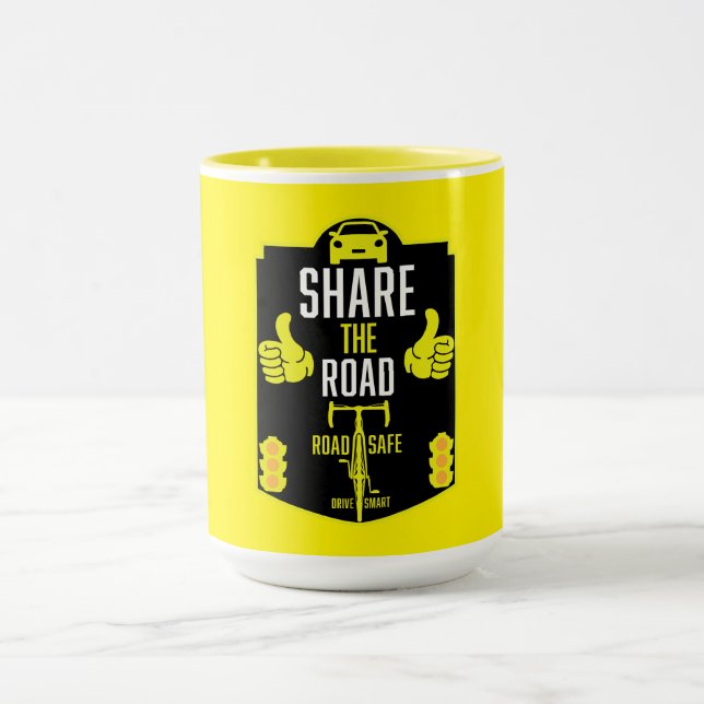 Bicycle Road Safety Mug (Center)