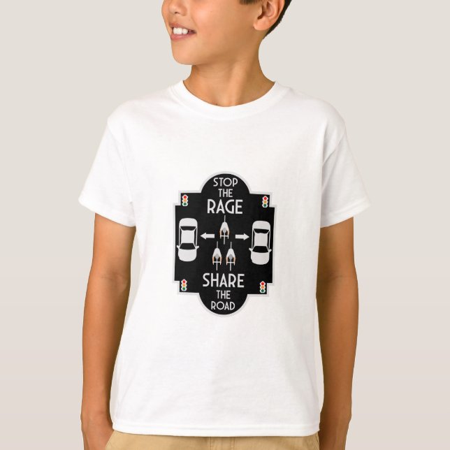 Bicycle Road Safety T-Shirt (Front)