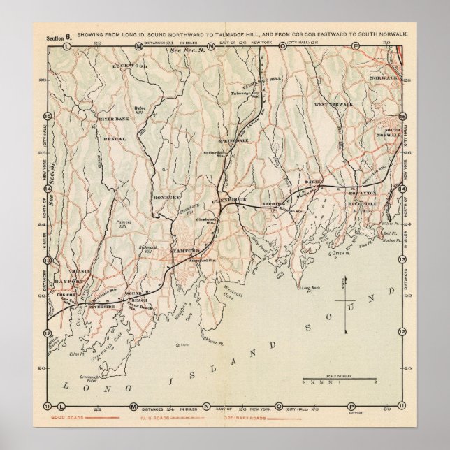 Bicycle Roads in New York and Conneticut 2 Poster (Front)