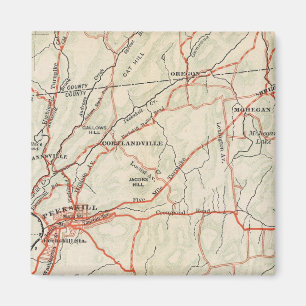 Bicycle Roads in New York and Conneticut 5 Magnet