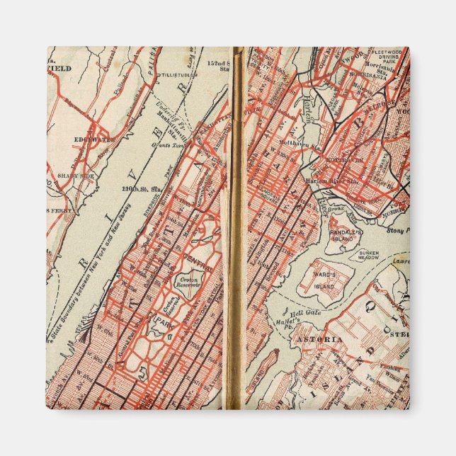 Bicycle Roads in New York and Conneticut 6 Magnet (Front)