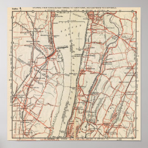 Bicycle Roads in New York and Conneticut 7 Poster