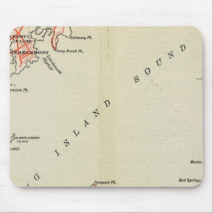 Bicycle Roads in New York and Conneticut Mouse Pad