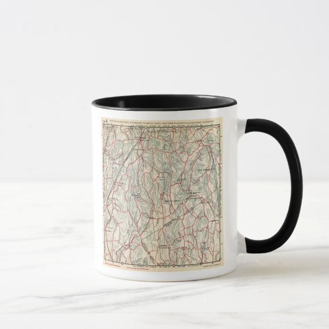 Bicycle Roads in New York and Conneticut Mug (Right)