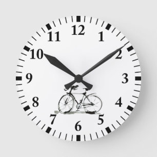 Bicycle Round Clock
