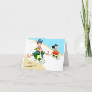 Bicycle  Run For The Roses Note Card