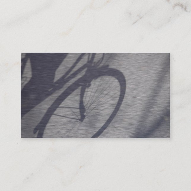 Bicycle shadow business card (Front)