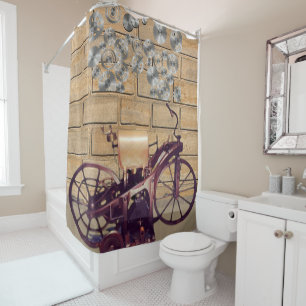 Bicycle Shower Curtain