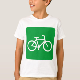Bicycle Sign - Grass Green T-Shirt