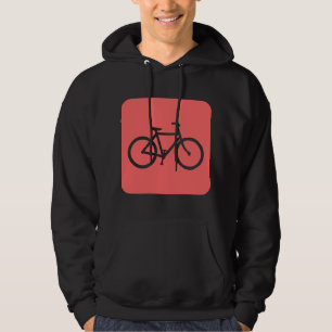 Bicycle Sign - Tropical Pink Hoodie
