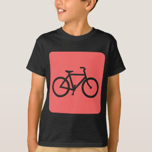 Bicycle Sign - Tropical Pink T-Shirt