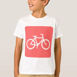 Bicycle Sign - Tropical Pink T-Shirt