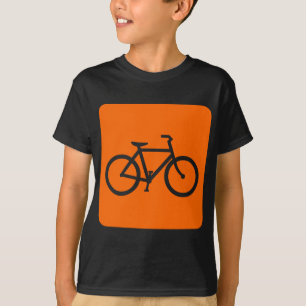 Bicycle Sign - White T-Shirt