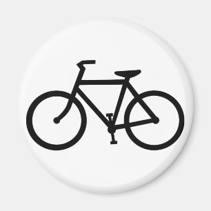 bicycle silhouette magnet