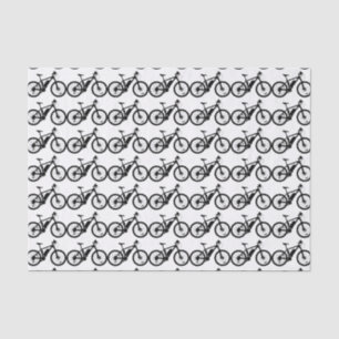 Bicycle Silhouette Tissue Paper