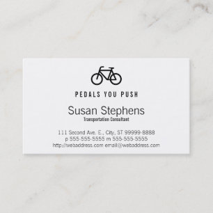 Bicycle Symbol Business Card