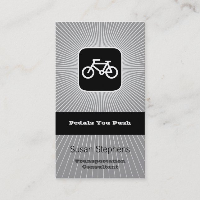 Bicycle Symbol Business Card (Front)
