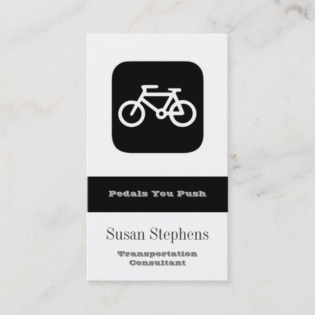 Bicycle Symbol Business Card (Front)