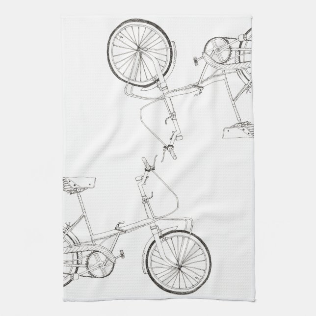Bicycle Tea Towel (Vertical)