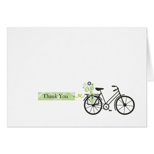 Bicycle Thank You Card