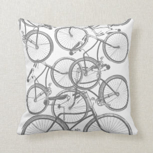 Bicycle throw pillow