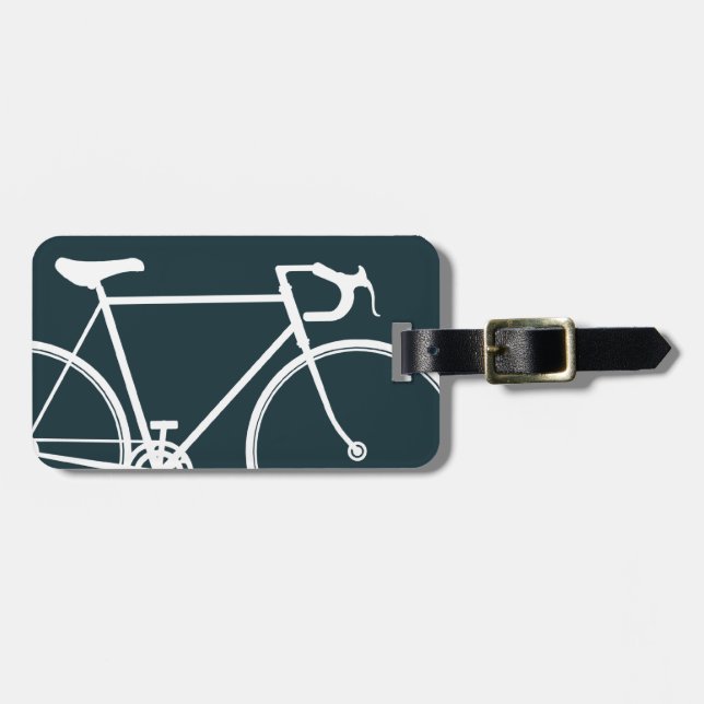 Bicycle Travel Bag Tag Template (Front Horizontal)